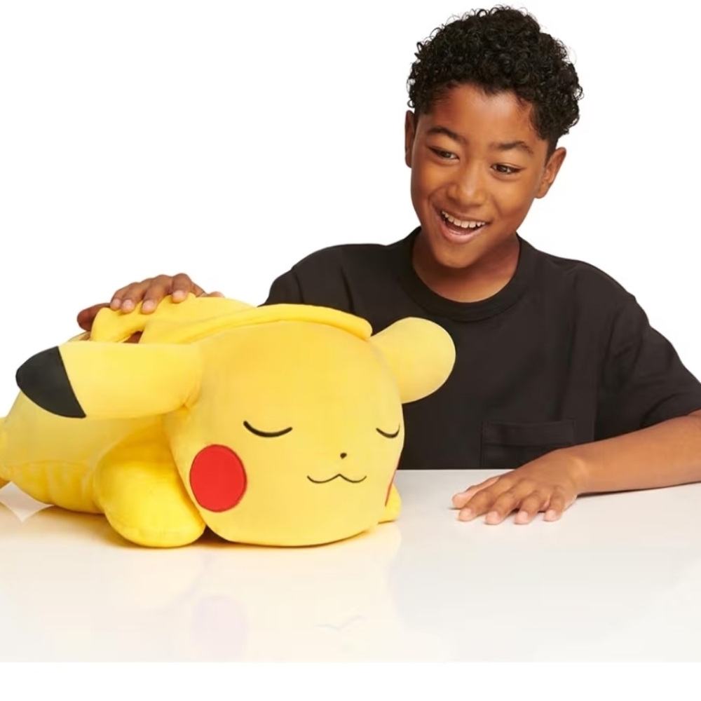 Pokémon Pikachu Sleeping Plush - 18-Inch Premium Plush in Sleeping Pose - Picture 4 of 7